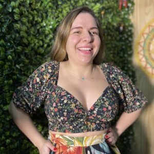 Cropped Farm Estampada Louise Floral (Desapego)