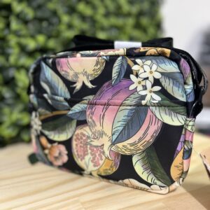 Bolsa Necessaire Farm Ziriguidum Romance Em Flor Preto (novo)