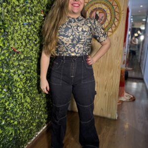 Blusa Farm Estampada Flores (Desapego)