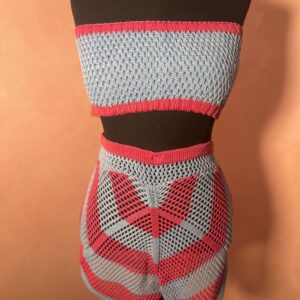 Conjunto Crochê Top e Short (desapego)
