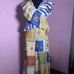 Macacao Feminino Longo Pantalona Amarelo (Novo)