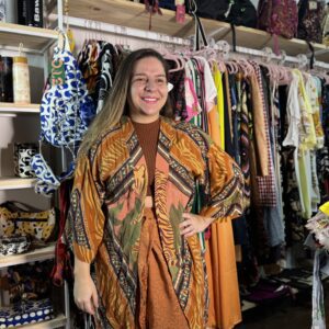 Kimono Farm Estampado (Desapego)