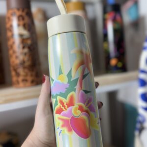 Garrafa Térmica Farm Que Sede Diazão Azul Caju 500ML (novo)