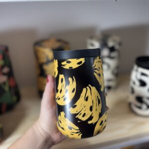 Copo Térmico Farm Que Sede Bossa Banana Amarelo Preto 420ML (novo)
