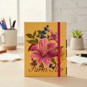 Planner Farm Memorias de Verao Amarelo Rosa Flor (novo)