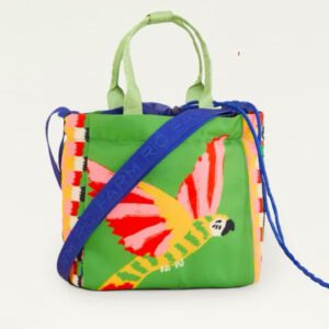 Bolsa Lancheira Farm Ziriguidum Bosque dos Pássaros Verde Colorido (novo)
