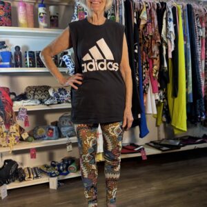 Calça Farm Adidas Legging Borbomix Rosa TAM M (Desapego)