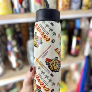 Garrafa Farm Que Sede Banana da Feira Branca 750ml (novo)