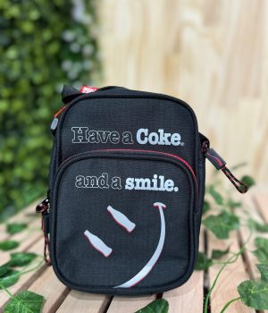 Bolsa coca cola smile preta (novo)