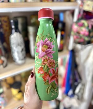 Garrafa Farm Glub Glub Estampado Verde Floral 500ML (novo)