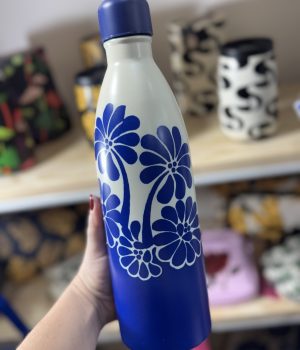 Garrafa Farm Glub Glub Palermo Azul e Branco 1L (novo)