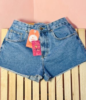 Short Curto Farm Jeans Evasê (Novo)