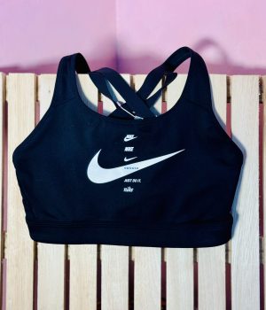 Top Nike Impact Strappy High Support Preto (Desapego usado 1x)