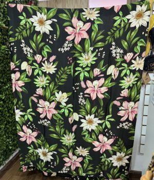 Canga Refarm Preta Floral (novo)