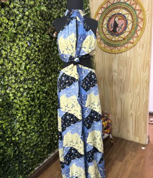 Vestido Longo Azul C&A (desapego)