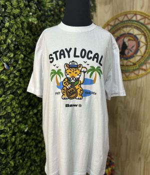 Camisa T-shirt Baw Clothing Branca Tigre (novo)