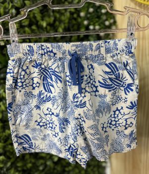 Bermuda Infantil Bento Estampa Mar Animais (novo)