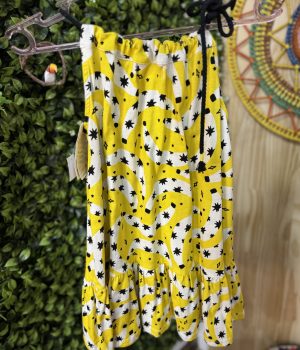 Vestido Infantil Fábula Amarelo Estrelinhas (novo)