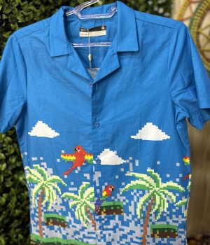 Blusa Infantil De Botão Bento Minecraft (novo)