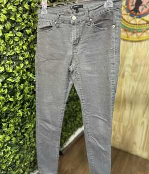 Calça Jeans Cinza Básica (desapego)