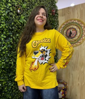 Blusa Manga Longa Cheetos Forever 21 (desapego)