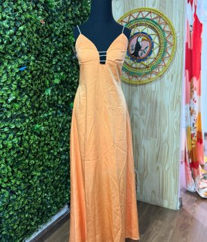 Vestido aquamar laranja (novo)